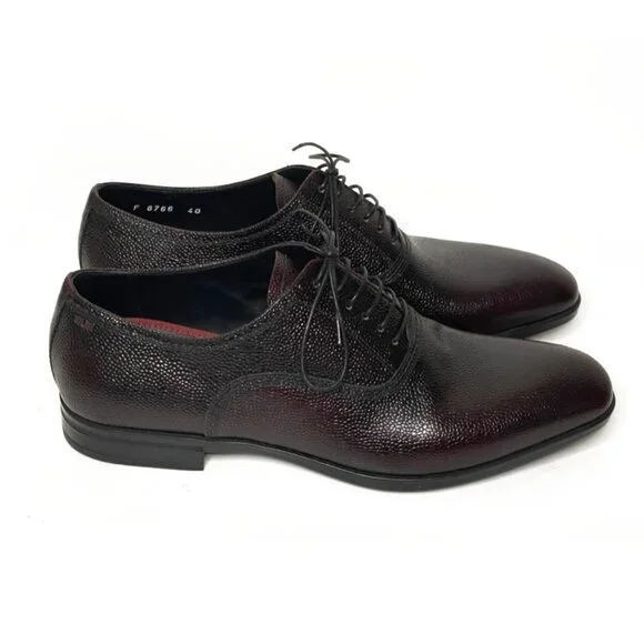 Fabi | Shoes | Fabi Burgundy Lace Up Oxford Leather Dress 